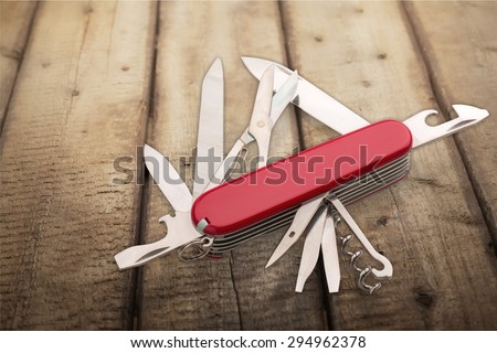 Penknife, Resourceful, Multi-Tasking.