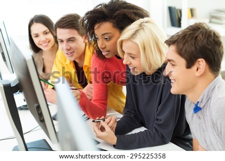 Computer, Teacher, Student.