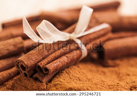 Cinnamon, Spice, Ground.