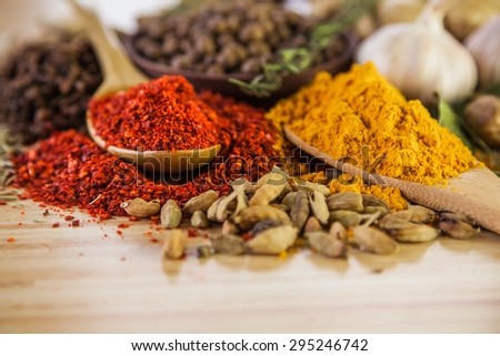 Spice, Curry Powder, Herb.