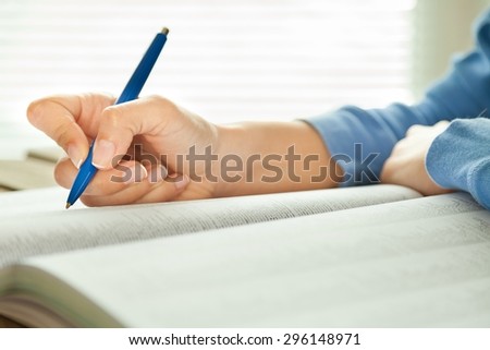 Write, pen, writer.
