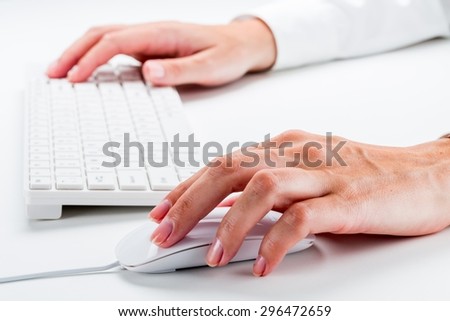 Computer, Computer Mouse, Human Hand.