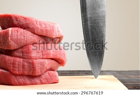 Meat, Butcher, Beef.