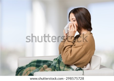 Flu, cold, woman.