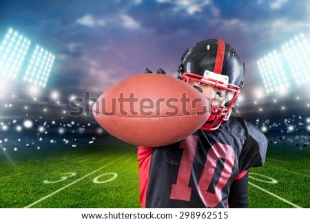 Football Player, American Football, Catching.