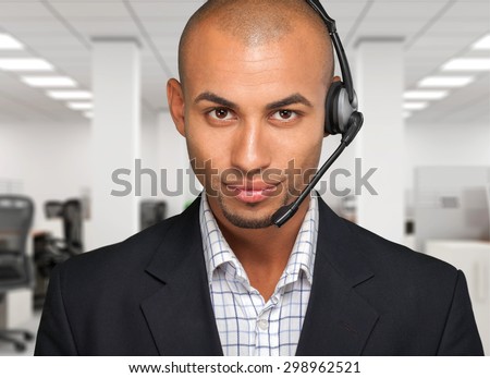 IT Support, Men, Headset.