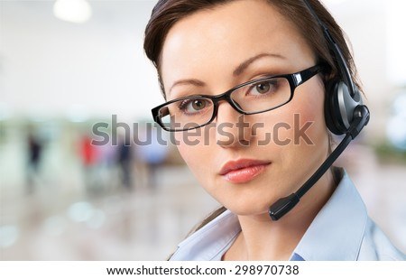 Call Center, Customer Service Representative, Customer.