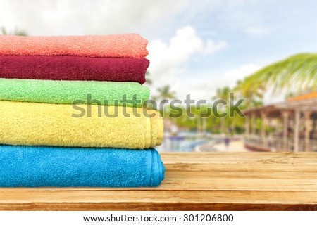 Towel, Laundry, Folded.