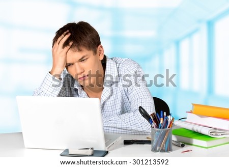 Emotional Stress, Computer, Student.