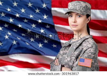 Armed Forces, Military, Female.