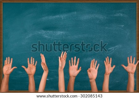 Human Hand, Hand Raised, Community.