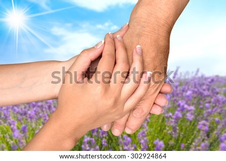 Human Hand, Care, Nursing Home.