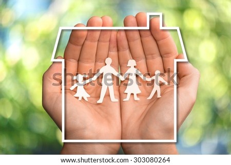 Family, Human Hand, Protection.