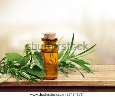 Herbal oil.