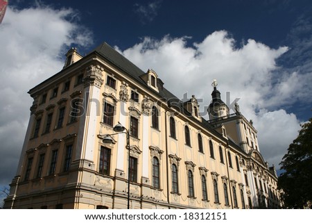 university of Wroclaw, main building, old architecture