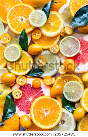 Fresh fruits.Mixed fruits background.Healthy eating, dieting.