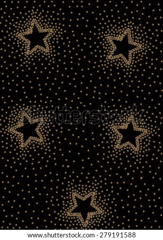 gold star graphic for t-shirt