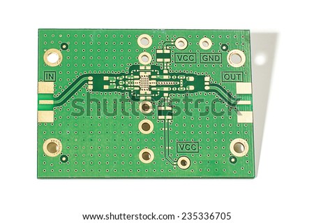 Prototype printed circuit design isolated