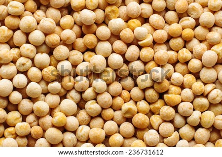 Dried peas surface background