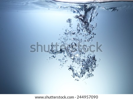 Bubbles of water