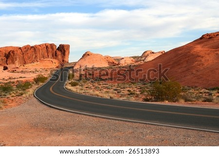 Road in Valley of Fire