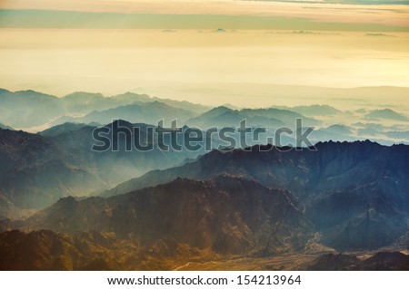 Desert mountains of Sinai Peninsula.