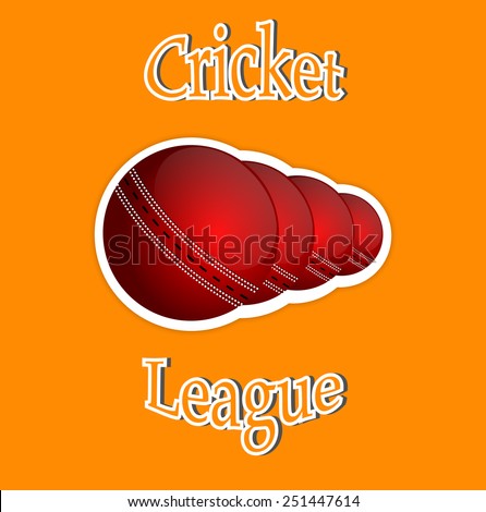 Sports of cricket concept with 2015 Cricket Championship.