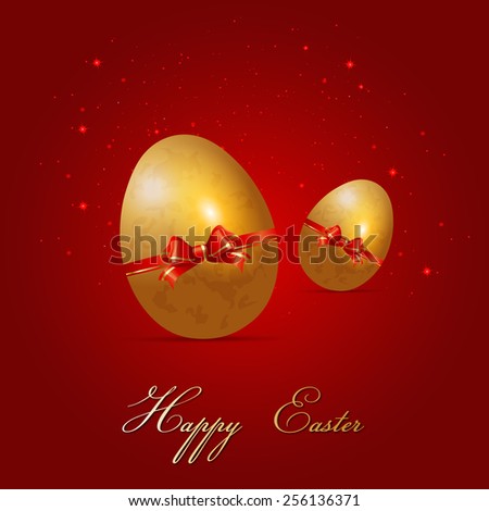 Happy Easter Card background.