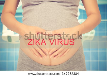 Zika virus concept, medical worker in protective clothes vintage color