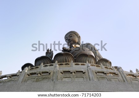 The Tian Tan Buddha is the tallest outdoor bronze seated buddha statue located on Ngong Ping, Lantau Island, Hong Kong