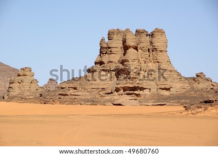 Peak in Libyan desert