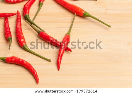 Chili  / Red chili / Hot red chili  / Spicy red chili