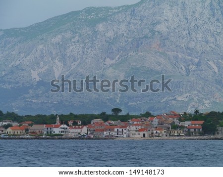 The village Sucuraj  on the east point of the island Hvar in the Adriatic sea of Croatia