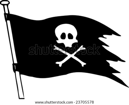 Black Pirate Skull