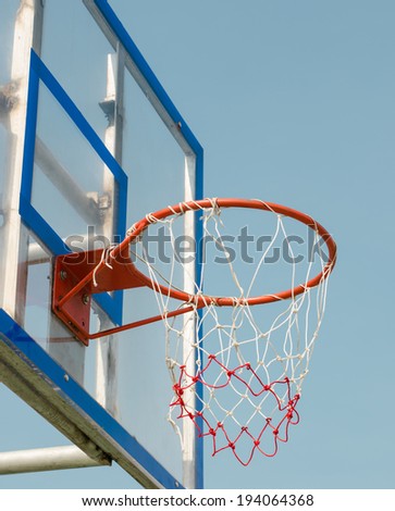 View of a detail of a modern basketball arena