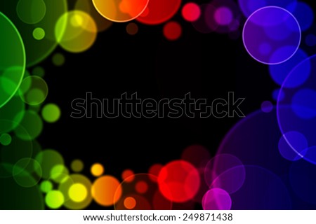 Colorful glowing bokeh lights,abstract background,bokeh effect,color background,Bokeh post card