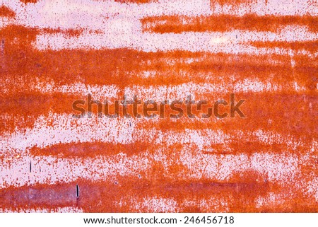 rusty vintage metallic iron pink orange horizontal background