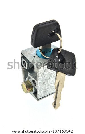 Switch key lock. motorcycle