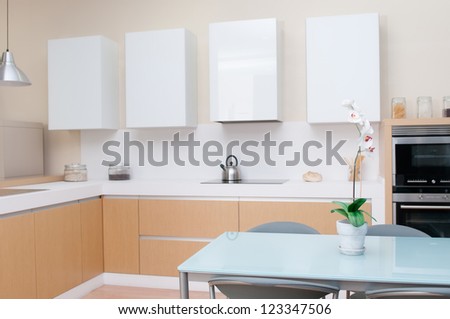 modern kitchen spaces in modern house