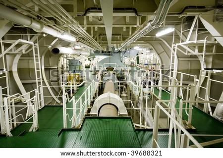Vessel\'s ( Ship ) Engine Room Space