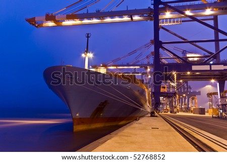 container operation in port series container operation in port series