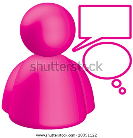 speech bubble icon. Icon with Speech Bubbles