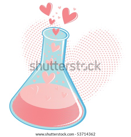 Stock Photo on Stock Photo   Chemistry Of Love Or Love Potion Concept Illustration