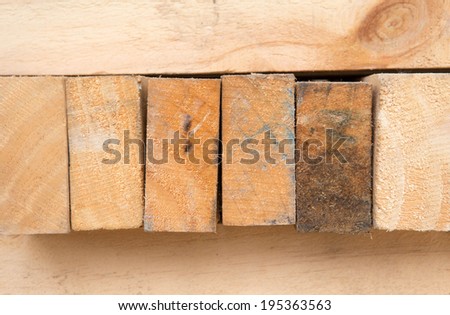 pile of  wood for furniture