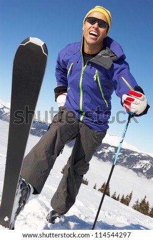 Male Skier Cross Country Skier