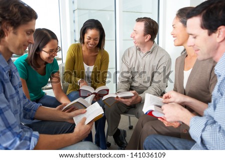 Bible Group Reading Together