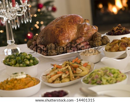 turkey christmas dinner