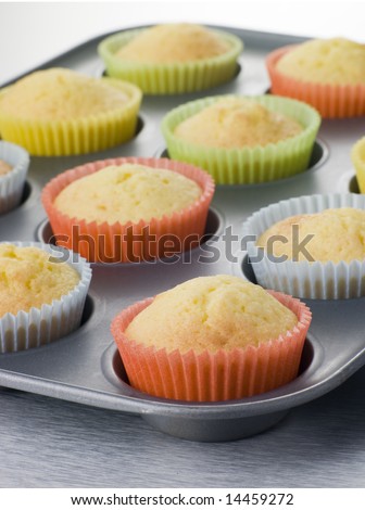 Cup Cakes in a Cup Cake Tray
