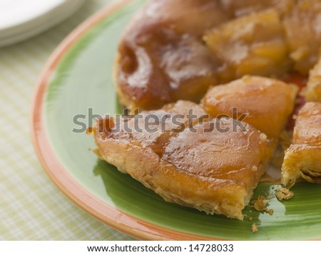 Slice of Tarte Tatin aux Pomme