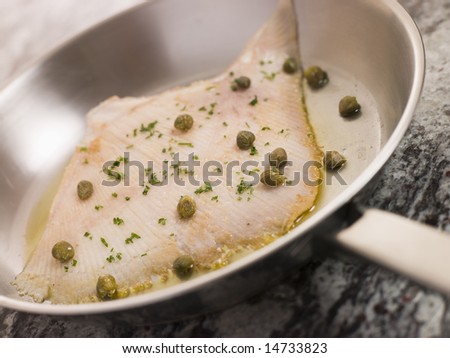 Pan Fried Wing of Skate with Caper Butter